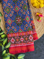 Blue Navratna Design Handwoven Patola Silk Saree