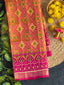 Navratna Manekchowk Traditional Design Handwoven Patola Silk Saree