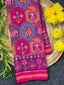Multicolor Exclusive Design Handwoven Patola Silk Saree