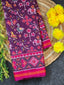 Exclusive Motifs Design Handwoven Patola Silk Saree