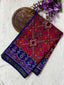 Handwoven Patola Silk Saree Manekchowk Pink And Blue