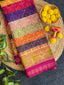 Multicolor Handwoven Patola Silk Saree