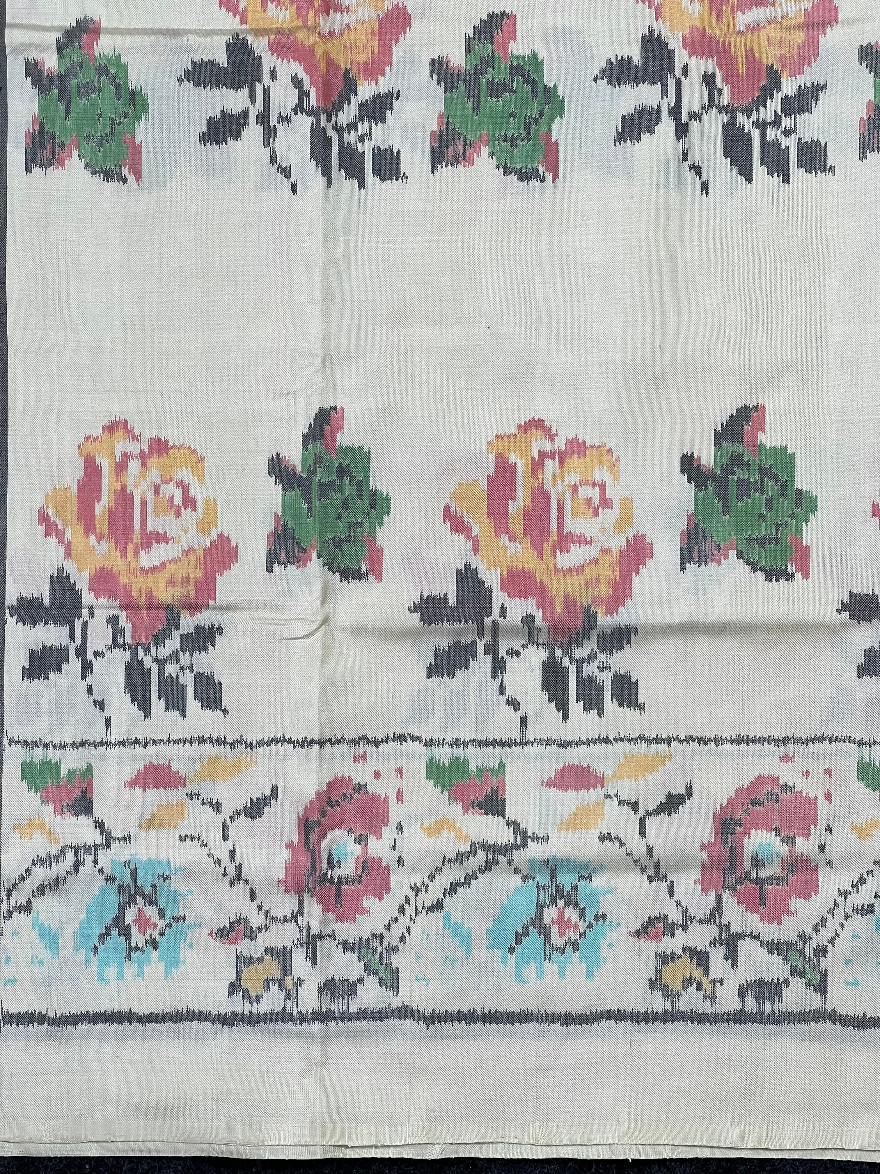 Rose Design Exclusive Handwoven Patola Silk Saree