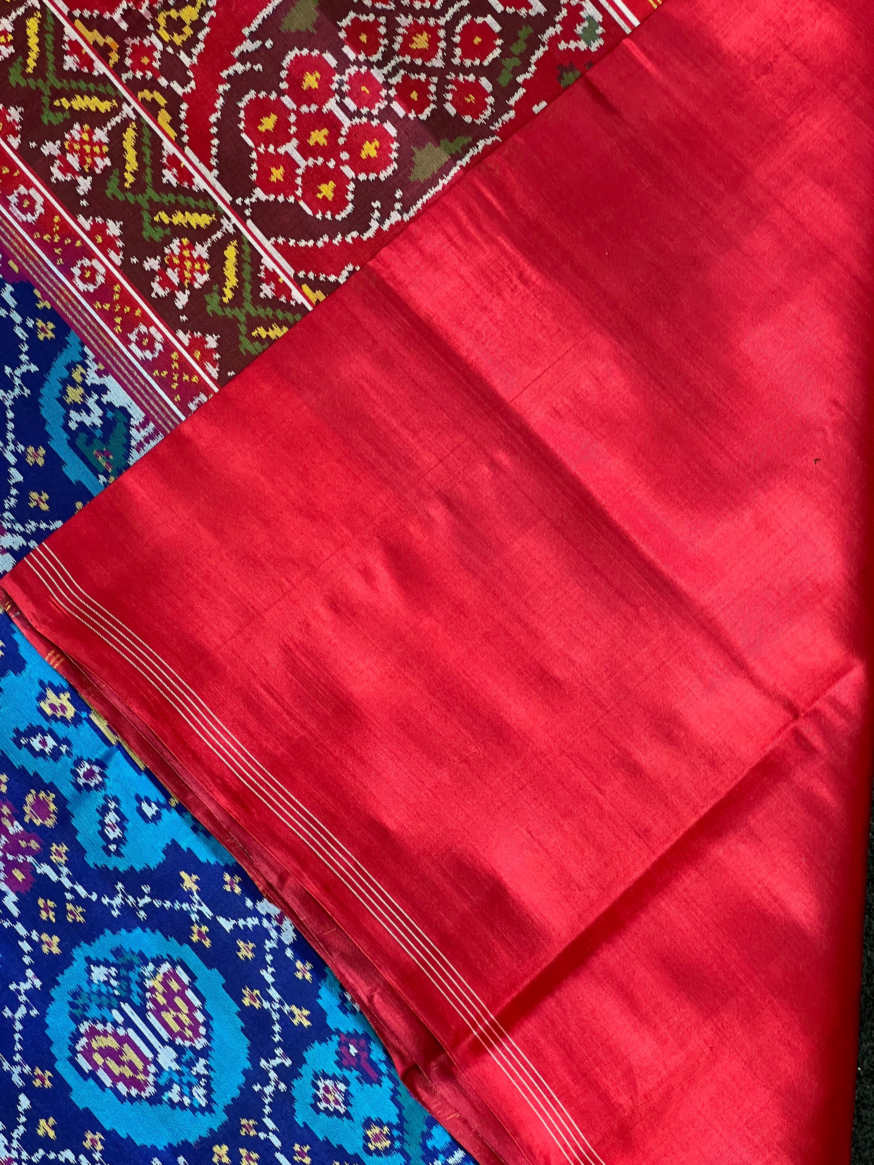 Exclusive Motifs Design Handwoven Patola Silk Saree