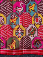 Exclusive Motifs Design Handwoven Patola Silk Saree