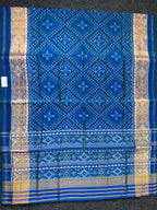 Small Butti Design Handwoven Patola Silk Saree