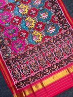 Exclusive Motif Traditional Design Handwoven Patola Silk Saree
