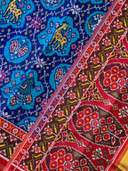 Exclusive Motifs Design Handwoven Patola Silk Saree
