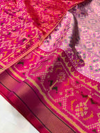 ButtonFul Design Handwoven Patola Silk Saree