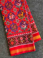 Handwoven Patola Silk Saree Narikunjan