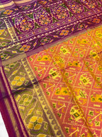 Handwoven Patola Silk Saree Narikunjan