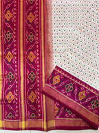 Handwoven Patola Silk Saree Traditional Daliya Bhat