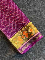 Handwoven Patola Silk Saree Traditional Daliya Bhat
