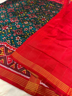 Handwoven Patola Silk Saree Navratna