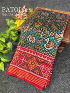 Handwoven Patola Silk Saree Narikunjan Design