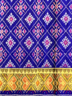 Pan-Chanda Traditional Design Handwoven Patola Silk Saree