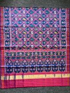 Pink Manekchowk Design Handwoven Patola Silk Saree