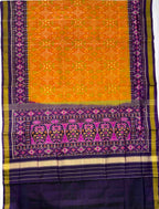 Navratna Traditional Design Handwoven Patola Silk Saree