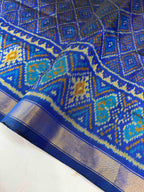 Bandhej Design Handwoven Patola Silk Saree