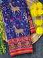 Deer Motif Exclusive Design Handwoven Patola Silk Saree
