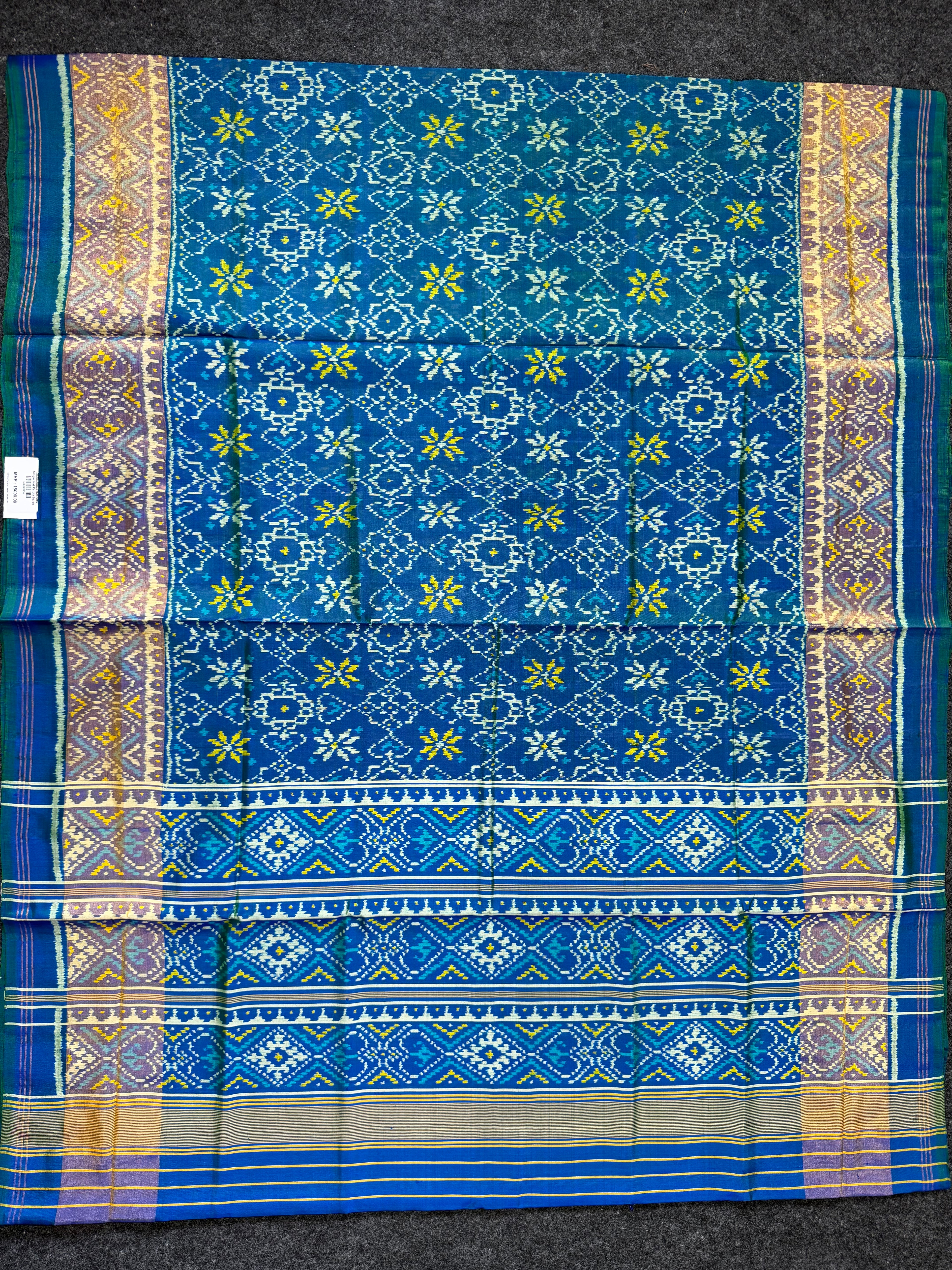 Manekchowk Design Handwoven Patola Silk Saree