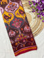 Big Motifs Design Handwoven Patola Silk Saree