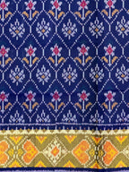 Flower Design Handwoven Patola Silk Saree