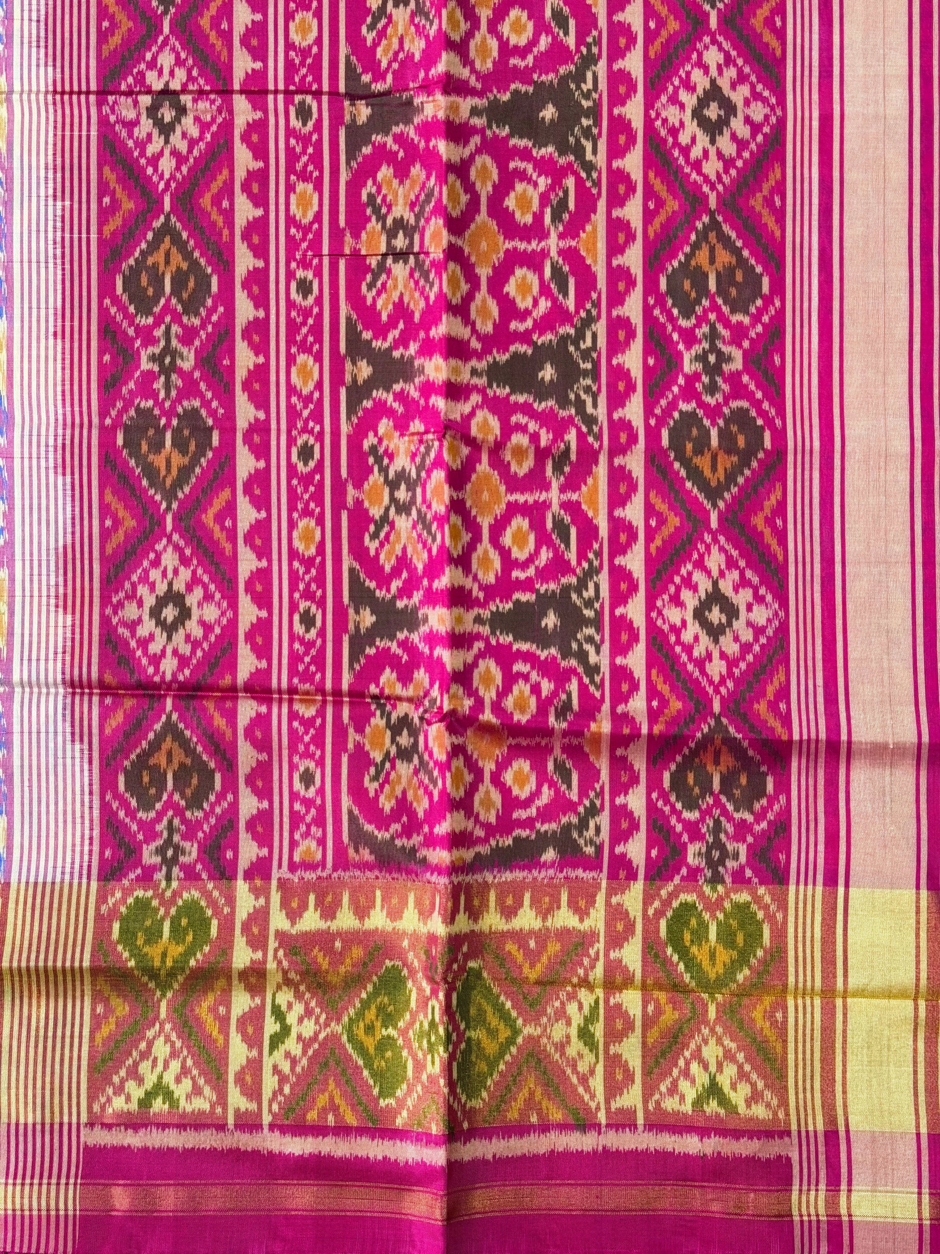 Exclusive Handwoven Patola Silk Saree