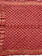 Georgette Bandhej Saree