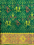 Narikunj Traditional Design Handwoven Patola Silk Saree