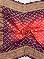 Georgette Bandhej Saree