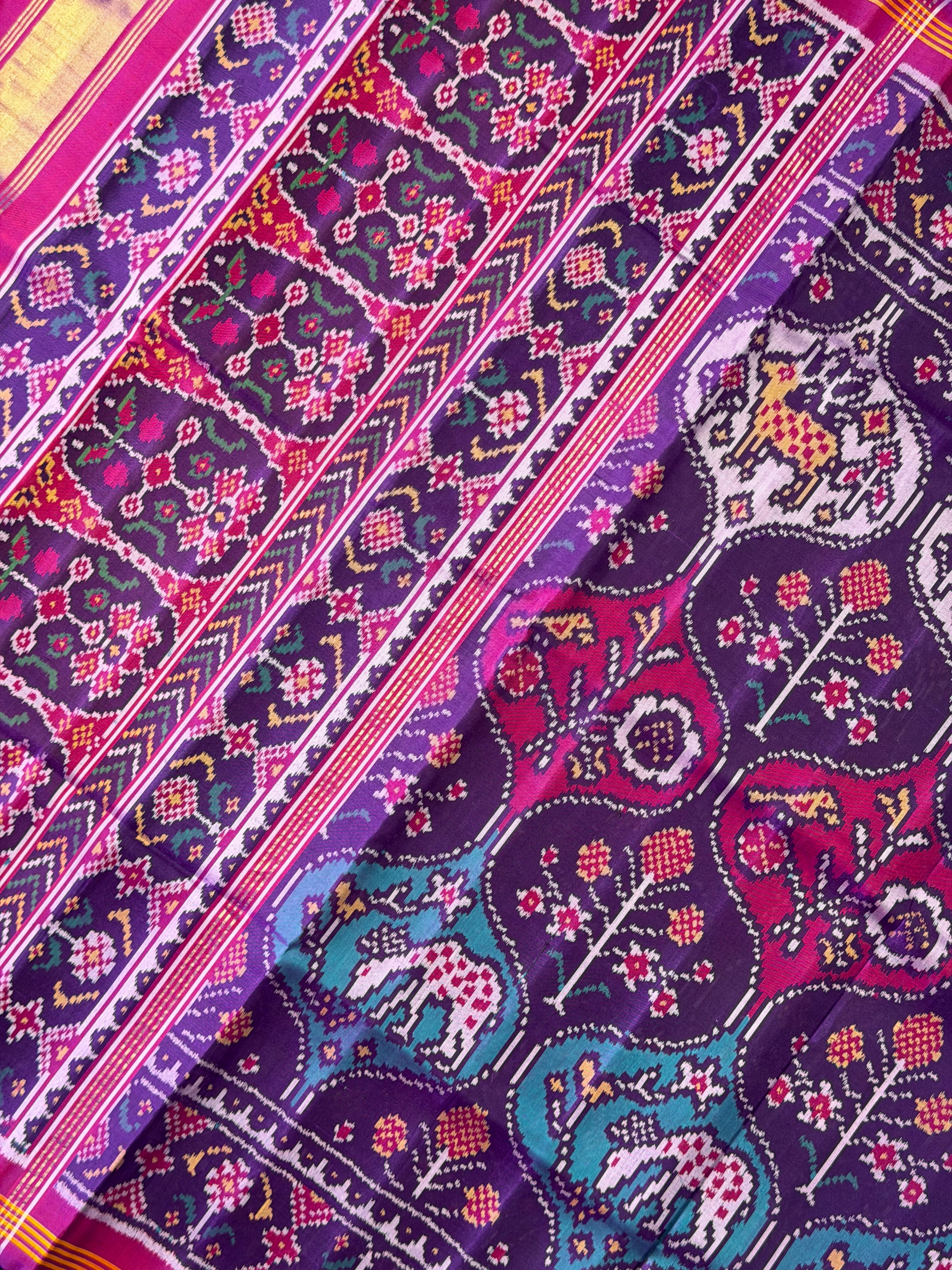 Exclusive Design Handwoven Patola Silk Saree