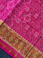 Fusion Design Handwoven Patola Silk Saree