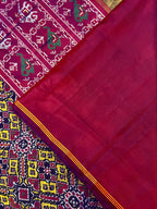 Manekchowk Traditional Design Handwoven Patola Silk Saree