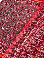 Navratna-Manekchowk Design Handwoven Patola Silk Saree