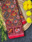 Multicolor Motif Design Handwoven Patola Silk Saree