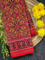 Navratna Traditional Handwoven Patola Silk Saree