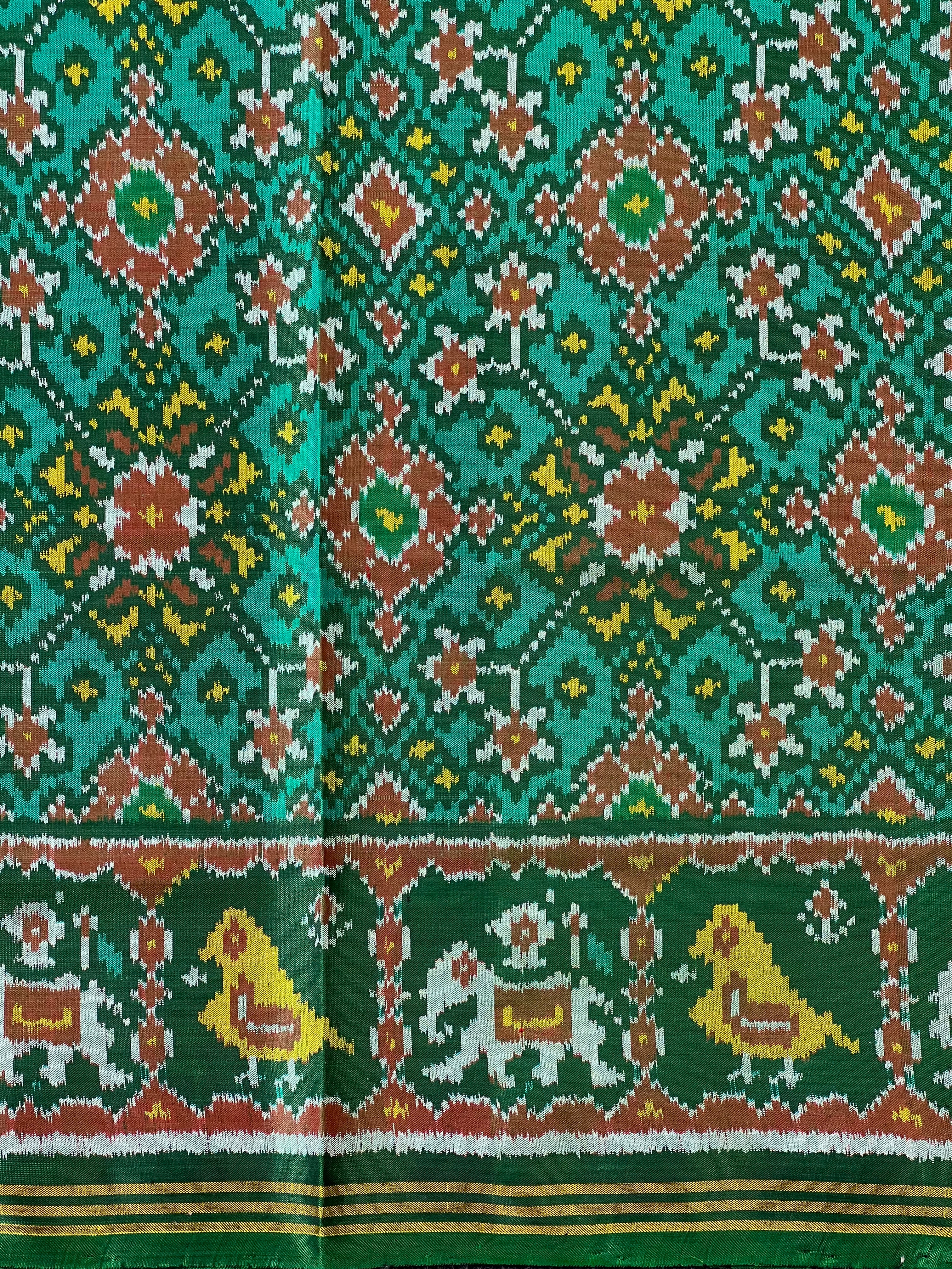 Navratna Design Handwoven Patola Dupatta