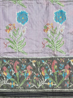Pleats Style Designer Handwoven Patola Silk Saree
