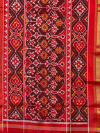 Navratna-Manekchowk Traditional Design Handwoven Patola Silk Saree