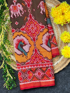 Exclusive Motifs Handwoven Patola Silk Saree