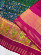 Buttonful Traditional Design Handwoven Patola Silk Saree