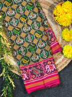 Handwoven Patola Silk Saree Narikunjan