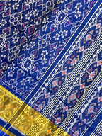 Navratna-Manekchowk Traditional Design Handwoven Patola Silk Saree