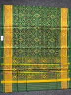Navratna-Manekchowk Design Handwoven Patola Silk Saree