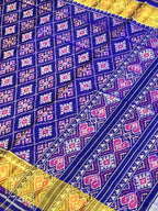 Pan-Chanda Traditional Design Handwoven Patola Silk Saree