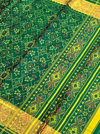 Navratna-Manekchowk Design Handwoven Patola Silk Saree
