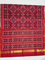 Navratna Traditional Design Handwoven Patola Silk Saree