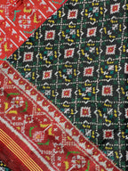 Traditional Design Handwoven Patola Silk Saree