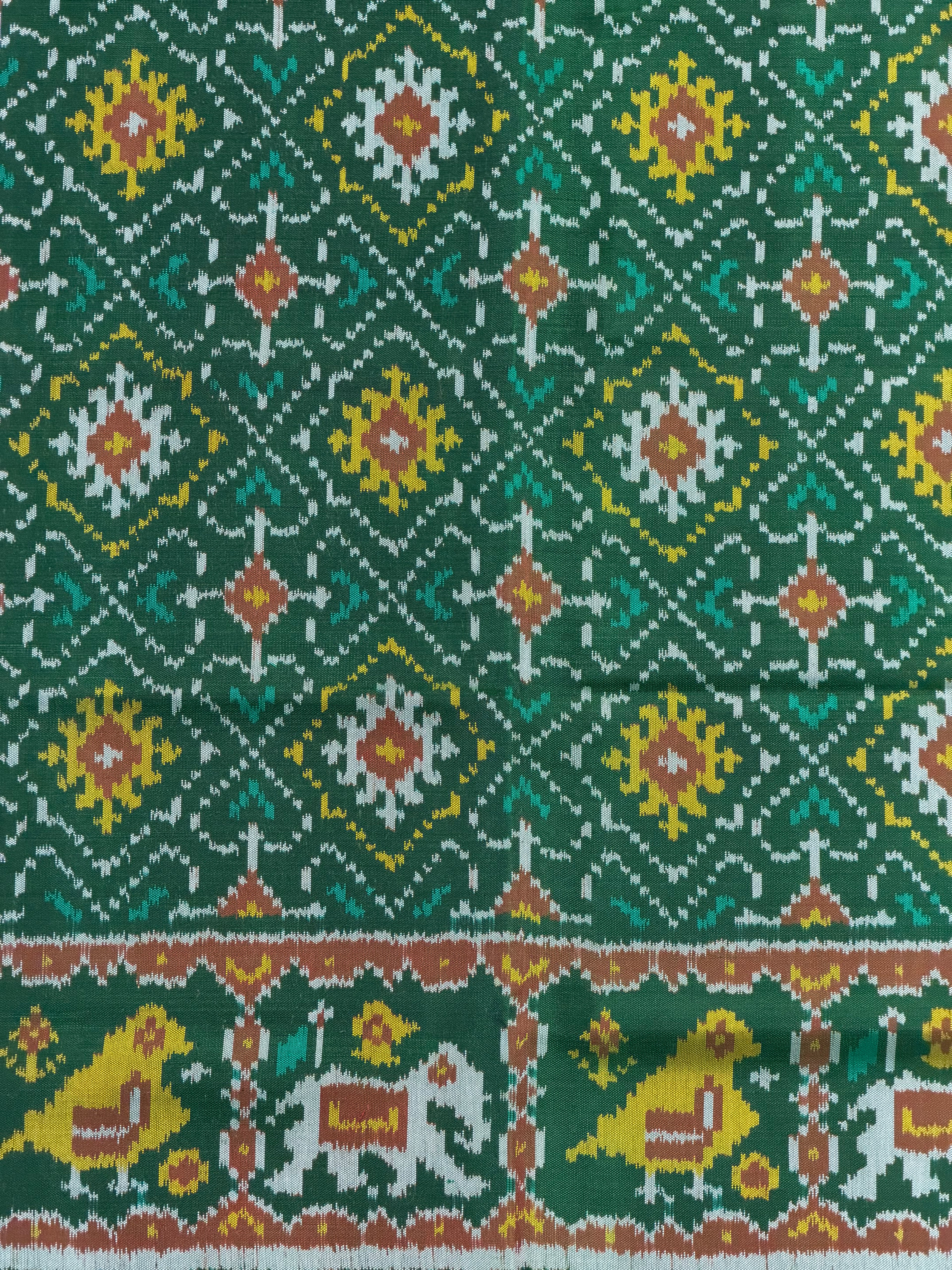 Panchanda Traditional Design Handwoven Patola Dupatta
